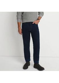 LANDS' END Stretch-Jeans mit Flanellfutter, Classic Fit, Herren,  Blau, Elasthan/Baumwoll-Mischung, by Lands' End