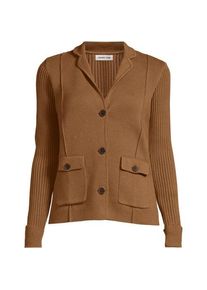 LANDS' END Baumwoll-Blazer DRIFTER, Damen,  Beige, Baumwolle, by Lands' End
