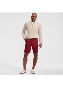 LANDS' END Cargo-Shorts mit G&uuml;rtel, Herren,  Braun, by Lands' End