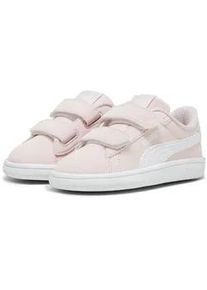 Sneaker Puma "Smash 3.0 Buck Sneakers Kinder", Kinder, Gr. 19, frosty pink wei&szlig;, Obermaterial: Textil, Synthetik; Futter: Textil; Innensohle: Textil; Laufsohle: Gummi, Schuhe Sneaker