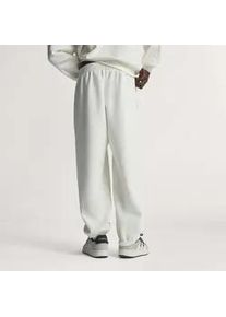 Sporthose Adidas SPORTSWEAR "SOFT LUX", Herren, Gr. M, N-Gr, sanftes wei&szlig;, normal, gr., Obermaterial: 51% Polyester, 25% Modal, 15% Baumwolle, 9% Elasthan, Hosen Sporthose