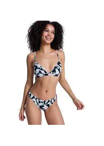 Badehose Roxy "Printed Essentials", Damen, Gr. S, US-Gr&ouml;&szlig;en, anthrazit spring charming sma, Obermaterial: 85% Microfaser, 15% Elasthan;, Badehosen Badehose