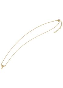 Adelia&acute;s Gliederkette ADELIA&acute;S "Damen Halskette &iquest; Buchstabe N aus Edelstahl 45+5" Gr. 50, gold, Halsketten, Damen, Edelstahl, Gliederkette