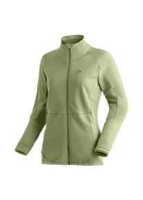 Fleecejacke Maier Sports "Sinaia W", Damen, Gr. 48, apfelgr&uuml;n, 100% Polyester, hoch geschlossener Ausschnitt, Jacken Fleecejacke, Damen Midlayer, atmungsaktiv schnelltrocknend, Full-Zip, Regular Fit
