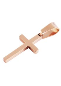 Adelia&acute;s Kreuzanh&auml;nger ADELIA&acute;S "Unisex Anh&auml;nger &iquest; Kreuz Kreuzanh&auml;nger aus Edelstahl", gold, Schmuckanh&auml;nger, Damen, Edelstahl, Kreuzanh&auml;nger