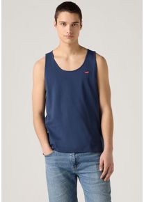 Levi's Tanktop LEVI'S "LSE HOUSEMARK TANK", Herren, Gr. L, navy blazer, Jersey, Obermaterial: 100% Baumwolle, unifarben, regular fit normal, Rundhals, Tops Tanktop, mit Logo Stickerei