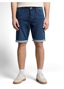 Jeansshorts Tom Tailor, Damen, Gr. 34, N-Gr, used mid stone blau denim, Denim/Jeans, Obermaterial: 98% Baumwolle, 2% Elasthan, unifarben, slim fit kurz, Jeans Jeansshorts, im Five-Pocket Style, Topseller