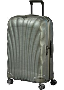 Hartschalen-Trolley Samsonite "C-LITE, verschiedene Gr&ouml;&szlig;en und Farben", Damen, Gr. B/H/T: 46cm x 69cm x 29cm 68 l, gr&uuml;n (metallic gr&uuml;n), Polypropylen, unifarben, Koffer Hartschalen-Trolley, Reisekoffer Aufgabegep&auml;ck Trolley TSA-Zahlenschloss Made in Europe
