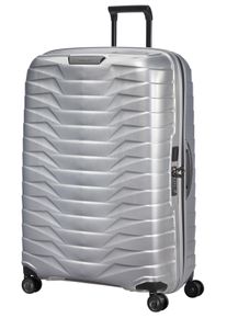 Hartschalen-Trolley Samsonite "PROXIS, verschiedene Gr&ouml;&szlig;en und Farben", Damen, Gr. B/H/T: 57cm x 81cm x 32cm 125 l, silber, Polypropylen, unifarben, festlich, Koffer Hartschalen-Trolley, Trolley Reisegep&auml;ck Hartschalenkoffer Reisekoffer TSA-Zahlenschloss