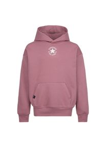 Kapuzensweatshirt Converse "f&uuml;r Kinder", M&auml;dchen, Gr. 122 (S), lila (night flamin), Sweatware, Obermaterial: 100% Polyester, unifarben, elastischer Bund, Sweatshirts Kapuzensweatshirt, mit Kapuze, mit K&auml;ngurutasche, sportlicher Stil