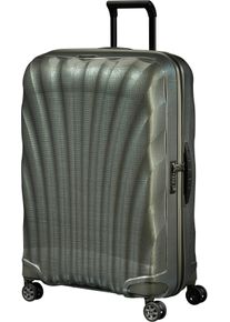 Hartschalen-Trolley Samsonite "C-LITE, verschiedene Gr&ouml;&szlig;en und Farben", Damen, Gr. B/H/T: 51cm x 75cm x 31cm 94 l, gr&uuml;n (metallic gr&uuml;n), Polypropylen, unifarben, Koffer Hartschalen-Trolley, Reisekoffer Aufgabegep&auml;ck Trolley TSA-Zahlenschloss Made in Europe