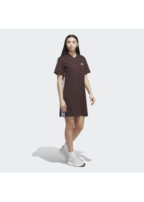 Shirtkleid adidas Sportswear "SPORT CRAFT SHIFT", Damen, Gr. XS, N-Gr, braun (shadow braun), Obermaterial: 100% Polyester, Kleider Shirtkleid, f&uuml;r Erwachsene, ideal f&uuml;r Laufen und Alltag