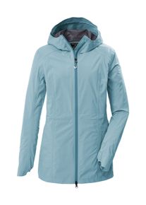 Funktionsjacke Killtec "KOS 83 WMN JCKT", Damen, Gr. 38, ocean, Obermaterial: 100% Polyester, Jacken Funktionsjacke, Wind- und wasserdichte Damenjacke mit regulierbarer Passform