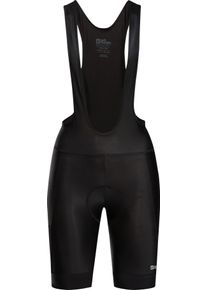 Bikerhose Jack Wolfskin "MOROBBIA BIB SHORTS W", Damen, Gr. XXL (48), Normalgr&ouml;&szlig;en, schwarz, Obermaterial: 80% Polyamid, 20% Elasthan. Obermaterial 2: 85% Polyester, 15% Elasthan, Hosen Bikerhose