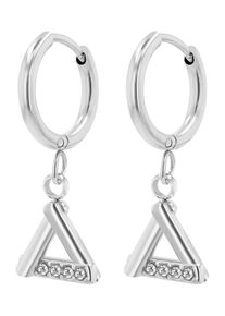 Adelia&acute;s Kettenanh&auml;nger ADELIA&acute;S "Damen Anh&auml;nger aus Edelstahl mit Strass Steinchen", silber, Schmuckanh&auml;nger, Damen, Edelstahl, Kettenanh&auml;nger