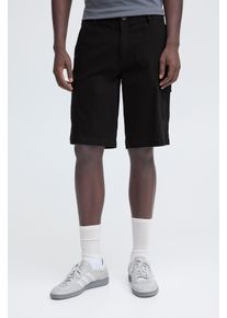 Shorts Blend "BHMASON SLIM/REG CARGO SHORTS", Damen, Gr. L, N-Gr, schwarz beauty melange, Web, Obermaterial: 98% Baumwolle, 2% Elasthan, unifarben, regular fit, Hosen Shorts