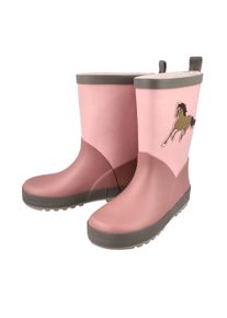 Gummistiefel MaxiMo, M&auml;dchen, Gr. 29, ash rose, marmorrosa, Obermaterial: 100% Gummi, Schuhe Gummistiefel, mit Motiv,leicht gef&uuml;ttert