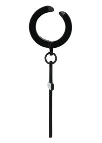 Adelia&acute;s Kettenanh&auml;nger ADELIA&acute;S "Unisex Anh&auml;nger &iquest; Kreuzanh&auml;nger aus Edelstahl", schwarz, Schmuckanh&auml;nger, Damen, Edelstahl, Kettenanh&auml;nger