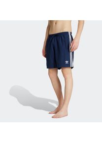 Badeshorts adidas Performance "ADICOLOR 3-STREIFEN, 20 ZENTIMETER", Herren, Gr. XL, N-Gr, night indigo, Obermaterial: 100% Polyester, Badehosen Badeshorts