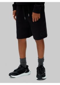 Shorts Calvin Klein Jeans, Jungen, Gr. 16 (176), N-Gr, schwarz, Web, Obermaterial: 100% Baumwolle, unifarben, regular fit kurz, Hosen Shorts, Regular fit mit elastischem Bund f&uuml;r Kinder