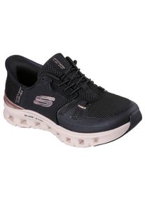 Slip-On Sneaker Skechers "GLIDE-STEP PRO-", Damen, Gr. 38, schwarz, ros&eacute;goldfarben, Textil, Schuhe Slip-On Sneaker, Slipper, Freizeitschuh, Halbschuh mit Handsfree Slip Ins Funktion