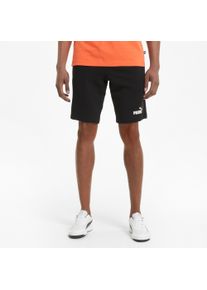 Sweatshorts Puma "ESS SHORTS 10", Herren, Gr. S, N-Gr, schwarz (Puma schwarz), Sweatware, Obermaterial: 68% Baumwolle, 32% Polyester, unifarben, regular fit ca. Mitte Knie, Hosen Sweatshorts, f&uuml;r Alltag und Sport, aus Baumwollmix, mit Eingrifftaschen