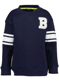 Sweatshirt Blue Seven "Blue Seven Sweatshirt", Jungen, Gr. 116, blau (590, nachtblau), 80% Baumwolle, 20% Polyester, normal, Rundhals, gerader Abschluss, Sweatshirts Sweatshirt