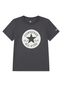 T-Shirt Converse "CNVG DISSECTED CTP CLASSIC T-S", M&auml;dchen, Gr. 146152L, schwarz matter, Obermaterial: 60% Baumwolle, 40% Polyester, Rundhals, Shirts T-Shirt, f&uuml;r Kinder und Jugendliche, sportlicher Stil