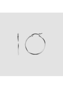 Adelia&acute;s Paar Creolen ADELIA&acute;S "Damen Ohrringe &iquest; Creole aus Edelstahl", silber, Ohrringe, Damen, Edelstahl, Paar Creolen