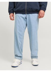 Jack & Jones PlusSize Relax-fit-Jeans "JJICHRIS JJORIGINAL SQ 7", Herren, Gr. 44, L&auml;nge 30, blau denim, Denim/Jeans, Obermaterial: 100% Baumwolle, JACK & JONES PLUSSIZE, unifarben, bequem lang, Jeans Relax-fit-Jeans, mit Five-Pocket-Design