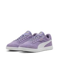 Sneaker Puma "VIKKY STAR SD", Damen, Gr. 42,5, lila luster, Puma wei&szlig;, Leder, Schuhe Sneaker, aus Leder, mit Schn&uuml;rung, Innenmaterial aus Textil