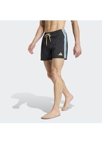 Badeshorts adidas Performance "3-STREIFEN, 13 CM", Herren, Gr. XL, N-Gr, schwarz, Obermaterial: 100% Polyester, Badehosen Badeshorts