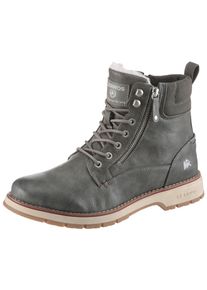 Winterboots Lerros, Herren, Gr. 42, grau, Lederimitat, used, Schuhe Winterboots, Casual Boots, Winterboots mit Warmfutter