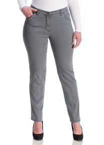 Stretch-Hose KjBRAND "Betty", Damen, Gr. 46, N-Gr, grau, Denim/Jeans, Obermaterial: 78% Baumwolle, 18% Polyester, 4% Elasthan, gerade lang, Hosen Stretch-Hose, super Stretch