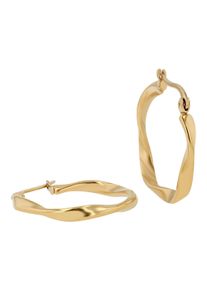 Adelia&acute;s Paar Creolen ADELIA&acute;S "Damen Ohrringe &iquest; Creole aus Edelstahl", gold, Ohrringe, Damen, Edelstahl, Paar Creolen