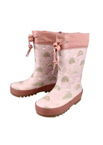 Gummistiefel MaxiMo, M&auml;dchen, Gr. 29, ash rose, champignon, Obermaterial: 100% Gummi, Schuhe Gummistiefel, Allover-Print, leicht gef&uuml;ttert, reflektierend