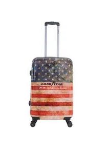 Good Year Koffer GOODYEAR "Authentic", Gr. B/H/T: 44cm x 67cm x 24cm, bunt (mehrfarbig), Koffer, ABS/PC Material