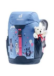 Kinderrucksack Deuter "SCHMUSEB&Auml;R 8 L", blau (pacific, marine), Rucks&auml;cke, Kinder, B/H/T: 21cm x 33cm x 15cm, Polyester, f&uuml;r Kinder und Jugendliche, f&uuml;r Wandern und Abenteuer, B:21cm H:33cm T:15cm