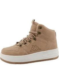 Sneakerboots Kappa "Birga", Damen, Gr. 41, beige (sand), Schuhe Sneakerboots, Winterschuhe, Schn&uuml;rboots, Sneaker, gef&uuml;ttert