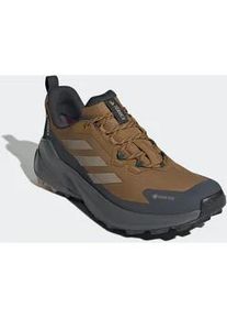 Wanderschuh Adidas TERREX "TERREX TRAILMAKER 2 GORE-TEX", Herren, Gr. 42, bronze strata, blanch cargo, carbon, Synthetik, Textil, Schuhe Wanderschuh, wasserdicht dank Gore-Tex Membrane