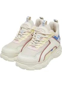 Trainingsschuh Buffalo "Buffalo CLD CHAI", Damen, Gr. 41, cream, blau, gelb, Schuhe