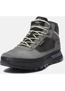 Schn&uuml;rboots Timberland "FIELD TREKKERMID LACE UP SNEAKER", Herren, Gr. 43, md grau nubuck w dk blau, Leder, Schuhe Schn&uuml;rboots, Winterschuhe, Sneakerboots, Winterboots