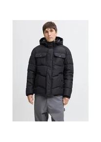 Jack & Jones Steppjacke JACK & JONES "JJMORGAN PUFFER JACKET", Herren, Gr. XS, schwarz, Web, Obermaterial: 100% Polyester, unifarben, regular fit normal, Jacken Steppjacke