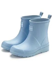 Gummistiefelette ELBSAND "Boots, Gummistiefel, Schlupfstiefel", Herren, Gr. 38, hellblau, Obermaterial: 100% Synthetik. Decksohle: 100% Textilmaterial. Futter: 100% Textilmaterial. Laufsohle: 100% Synthetik, unifarben, Schuhe, aus wasserdichtem Material