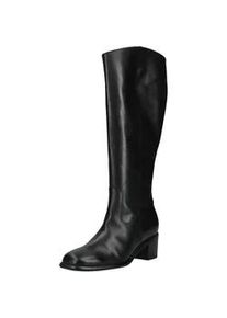 Stiefel Gabor "Gabor Stiefel Glattleder", Damen, Gr. 38,5, schwarz, Glattleder, Schuhe Stiefel