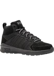 Sneakerboots K-Swiss "VISTA TRAINER MID WNT", Herren, Gr. 46, schwarz, schwarz, schwarz, Leder, Schuhe Sneakerboots, Winterschuhe, Schn&uuml;rboots, Sneaker