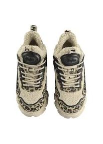 Stiefel Buffalo "Buffalo CLD CHAI WARM - VEGAN NAPPA/FUR", Damen, Gr. 37, beige, schwarz, leo, Kunstfaser, unifarben, Schuhe Stiefel