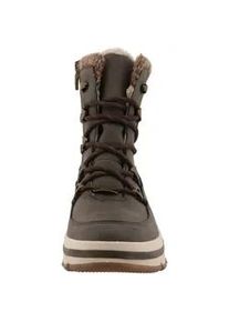 Stiefel Tom Tailor "Tom Tailor Winter Boots", Damen, Gr. 41, lava, unifarben, Schuhe Stiefel