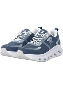 Slip-On Sneaker Rieker SPORT, Herren, Gr. 46, dunkelblau, Textil, Schuhe, Sportschuh, Freizeitsneaker, Halbschuh zum Schlupfen