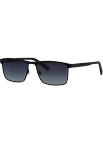 HUMPHREY&acute;S eyewear Sonnenbrille HUMPHREY ́S EYEWEAR "Modell 586140", Herren, schwarz, matt, Sonnenbrillen Sonnenbrille, Form Karree/Eckig, Logoschriftzug auf B&uuml;gel, Metallfassung